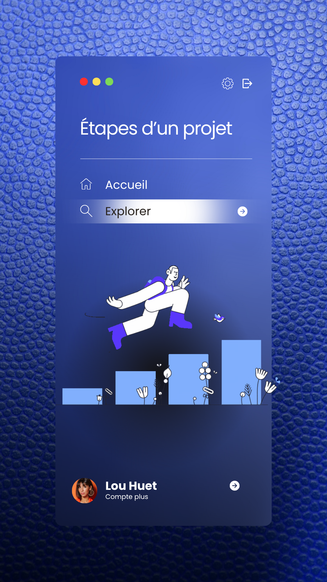 Template vidéo TikTok — Étapes d'un projet