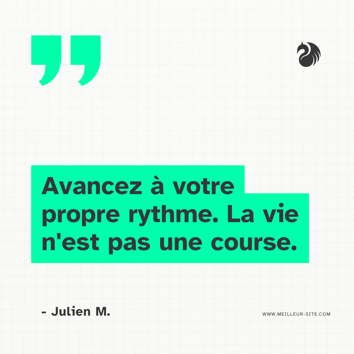 Template LinkedIn — Carte citation