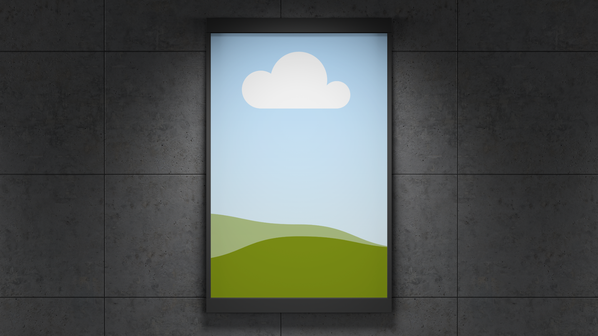 Mockup signalétique — déclinaison 01