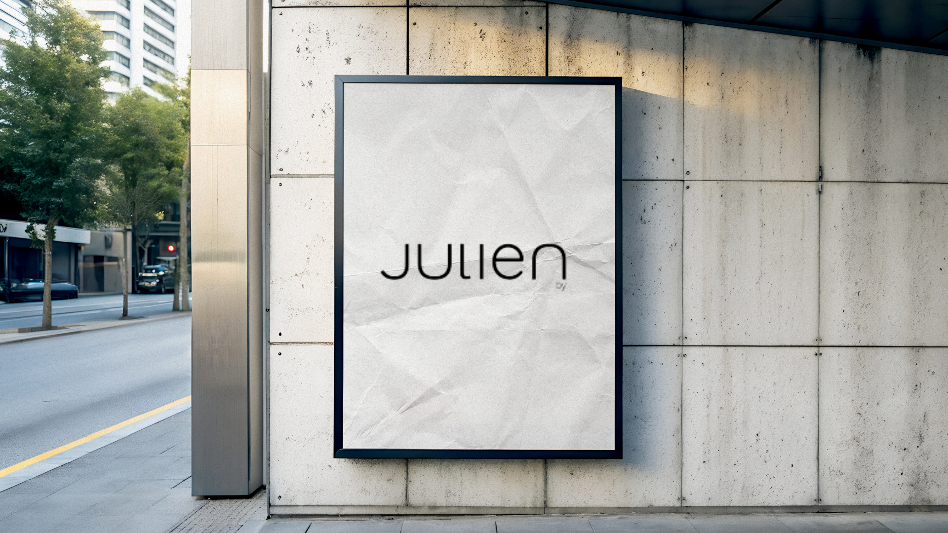 Mockup signalétique — déclinaison 03